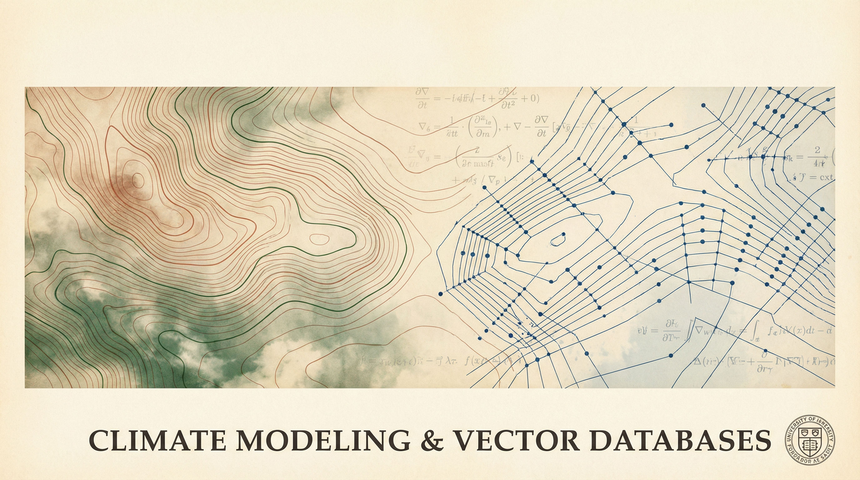 High-dimensional vector space representation of climate data